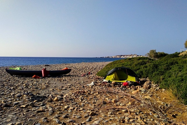 На байдарке вдоль острова Крит